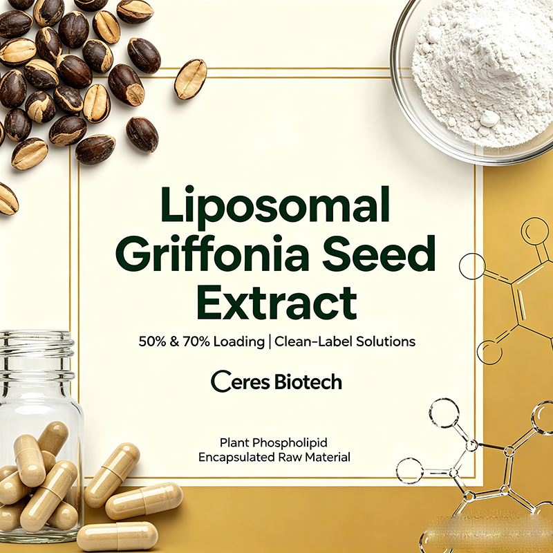 50% & 70% Loading Liposomal Griffonia Seed Extract: Differentiated Formulation Solutions for Clean-Label Supplements