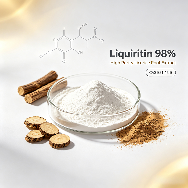 98% High Purity Liquiritin: Licorice-Derived Active for Daily Skin Oxidation Control & Mild Soothing