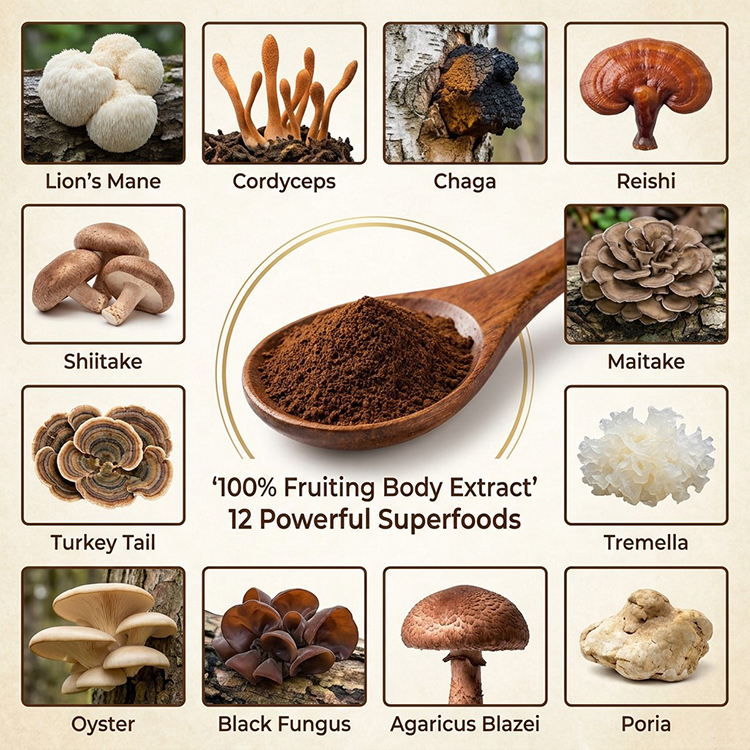 12 Mushroom Blend Extract