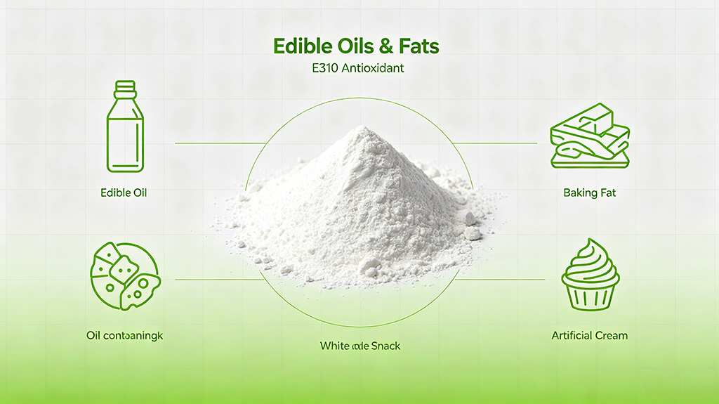 Propyl Gallate food grade antioxidant industrial application