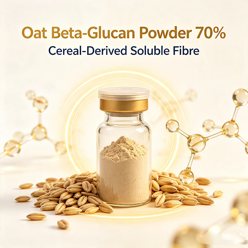 Oat Beta‑Glucan Powder 70% (1,3/1,4‑β‑D‑Glucan): Molecular Characteristics & Global Regulatory Status of Cereal‑Derived Soluble Fibre