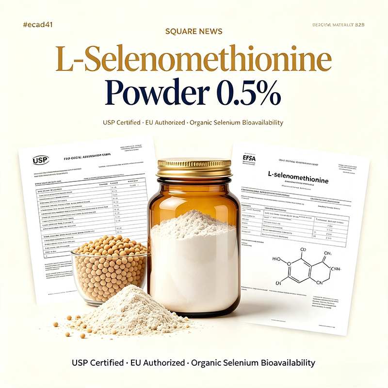 L-Selenomethionine Powder 0.5%: USP Quality Specifications, EU Regulatory Compliance & Organic Selenium Bioavailability Analysis