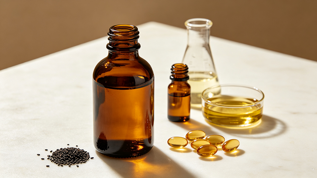 Black Seed Oil softgel application