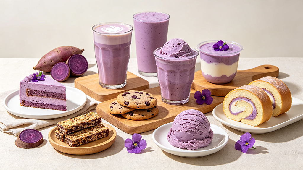 Ube Powder Beverage Application
