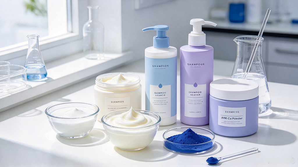 AHK-Cu Hair Serum Application