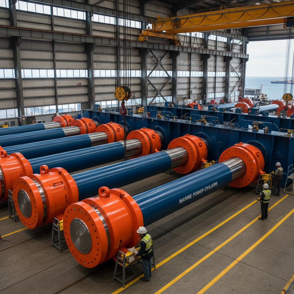 Big Hydraulic Cylinders For Marine And Offshore Engineering