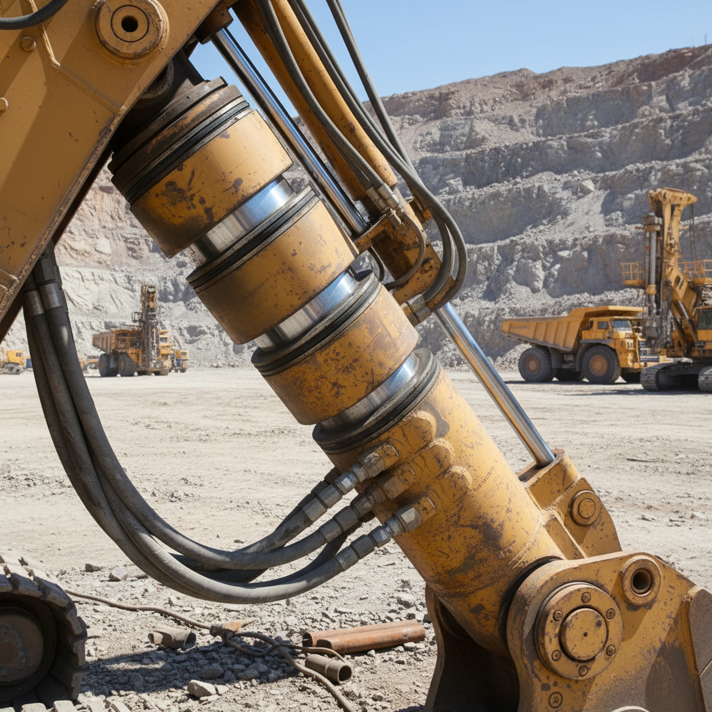 Extendable Hydraulic Cylinder For Mining And Heavy-Duty Excavation