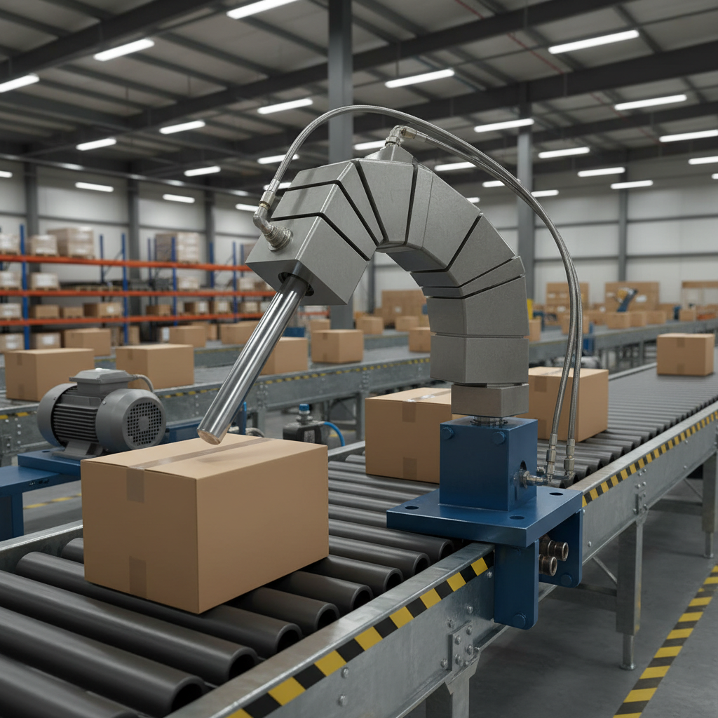 Angular Hydraulic Cylinder For Material Handling And Logistics