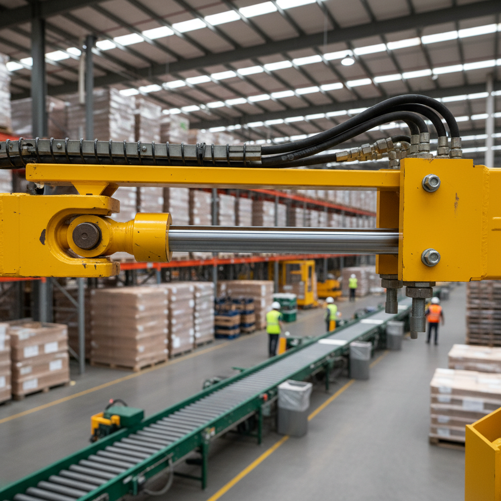 Boom Lift Hydraulic Cylinder For Material Handling And Logistics