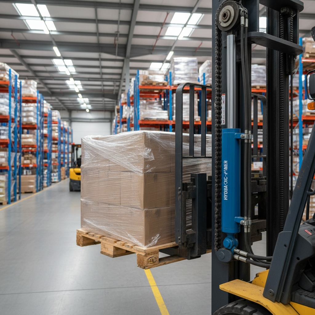 Forklift Hydraulic Cylinder For Material Handling And Logistics