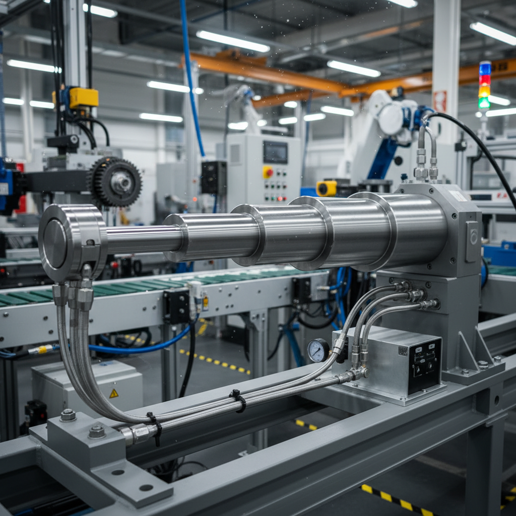 Extendable Hydraulic Cylinder For Industrial Manufacturing And Automation
