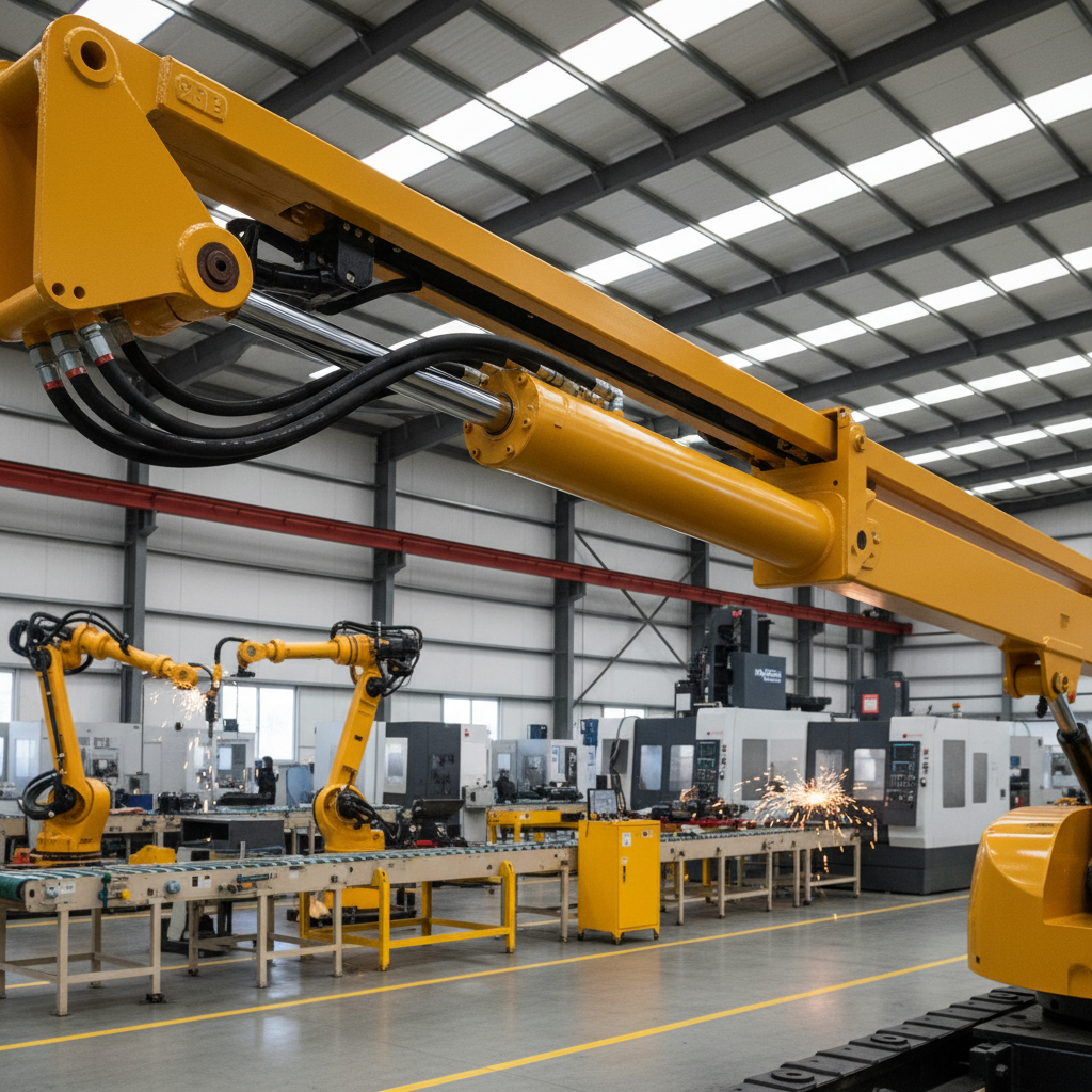 Boom Lift Hydraulic Cylinder For Industrial Manufacturing And Automation