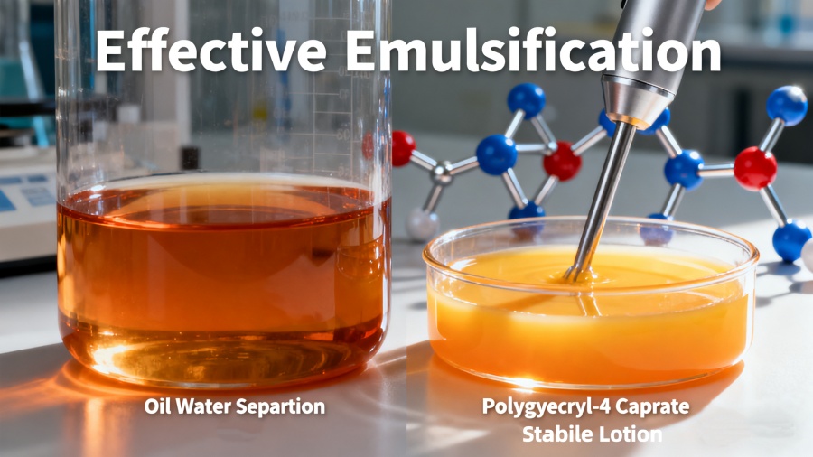 Polyglyceryl-4 Caprate: The Gentle and Efficient Naturally Derived Emulsifier and Solubilizer