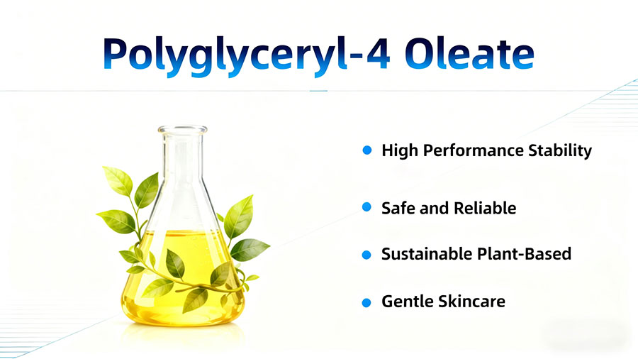 Polyglyceryl-4 Oleate: The Gentle, Natural Emulsifier for Modern Skincare