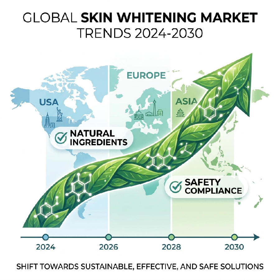 Global Skin Whitening Market Trends 2024-2026 Aogebio