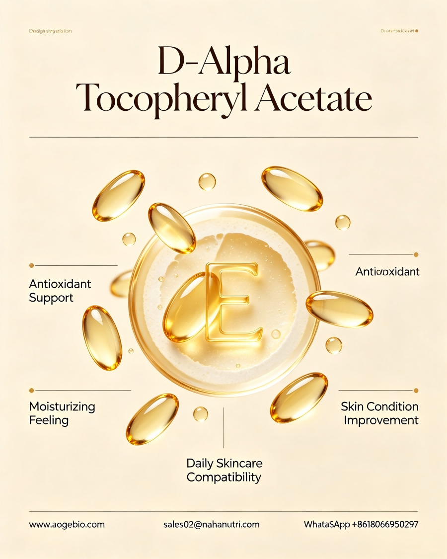 How Does D-Alpha Tocopheryl Acetate Boost Skincare Stability?