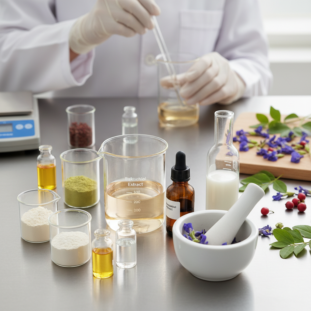 Bakuchiol For Cosmetic Active Ingredient Formulation And Blending