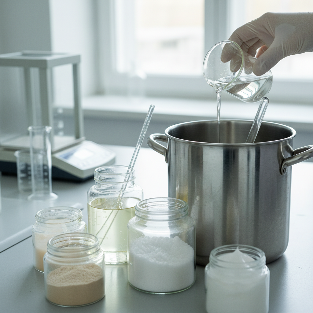 Sodium Lauryl Sulfate For Cosmetic Active Ingredient Formulation And Blending