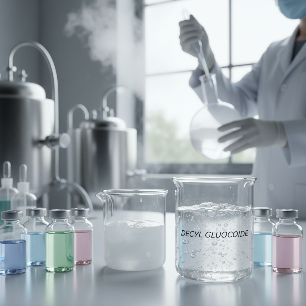 Decyl Glucoside For Cosmetic Active Ingredient Formulation And Blending