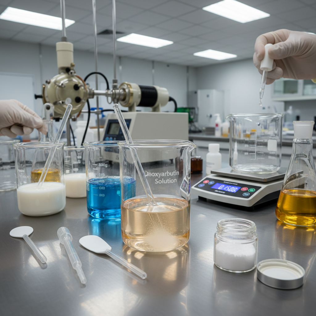 Deoxyarbutin For Cosmetic Active Ingredient Formulation And Blending