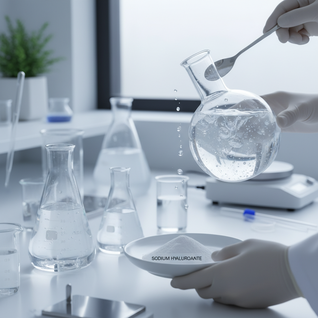 Sodium Hyaluronate For Cosmetic Active Ingredient Formulation And Blending