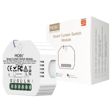 Moes WiFi Mini DIY RF433 Smart Roller Blinds Shutters Curtain Switch Module for Electric Motor