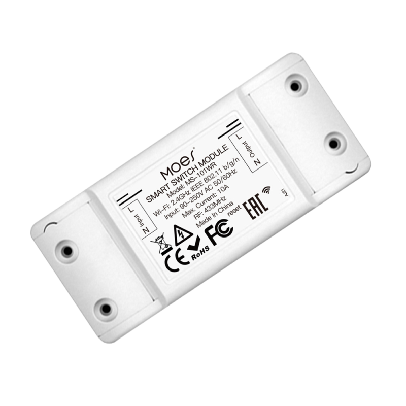 Interruttore intelligente con telecomando wireless RF433Mhz+WiFi01