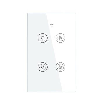 MOES  WiFi RF Smart Ceiling Fan Light 2/3 Way Muilti-Control