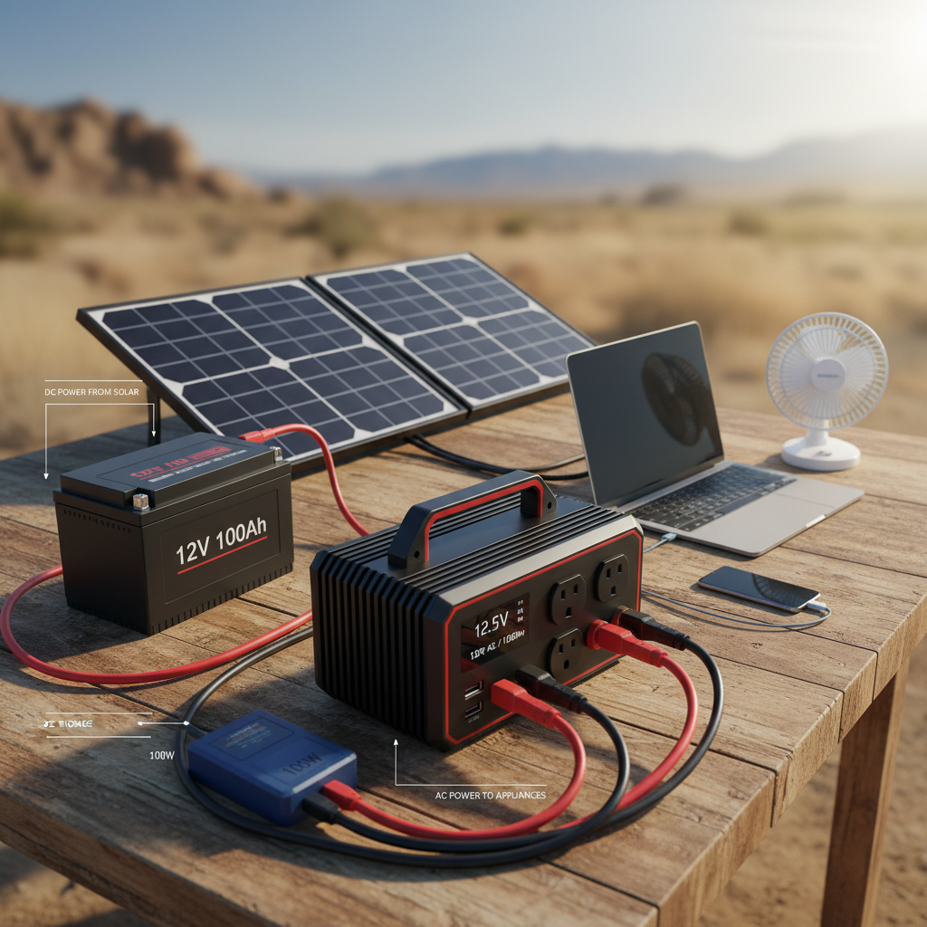 Portable Power Inverter For Energy Storage & Battery Management
