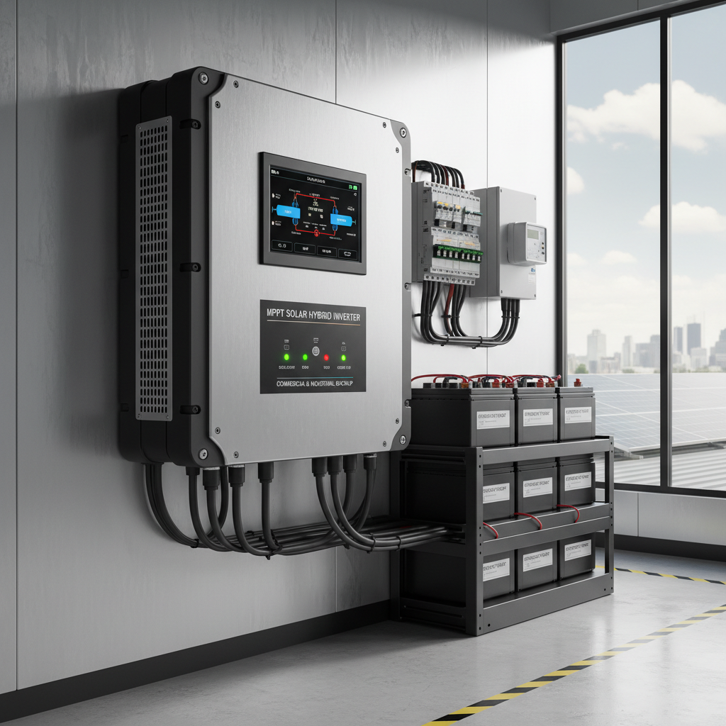 MPPT Solar Hybrid Inverter For Commercial & Industrial Backup