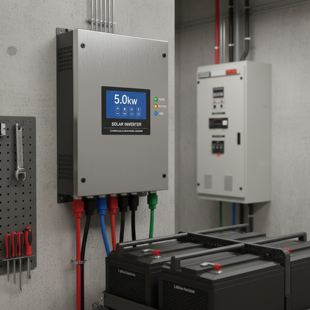 5KW Solar Inverter For Commercial & Industrial Backup