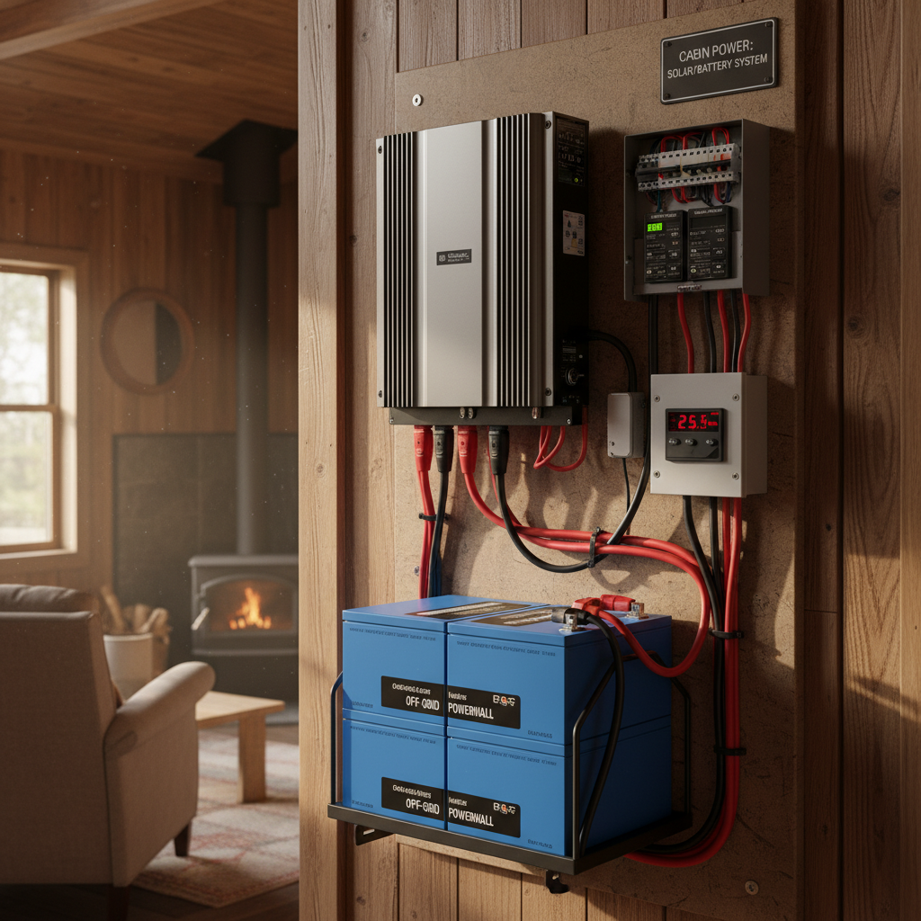 Battery Backup Inverter For Off-Grid Living & Cabins