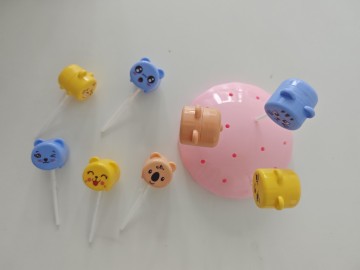 Adorable Bear Shell Toy Lollipops for Creative Fun