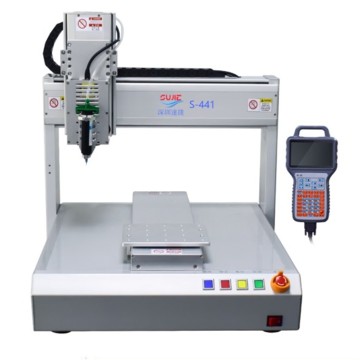 Desktop standard screw servo automatic dispensing machine (single station)