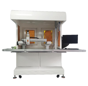 Online follow-up three-axis dispensing equipment