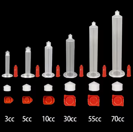 30cc-500cc American/Japanese new style (external thread/double screw thread ) syringe barrel mix nozzle