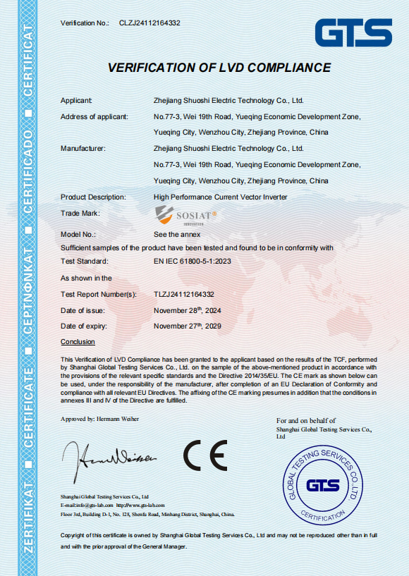 High Performance Current Vector Inverter