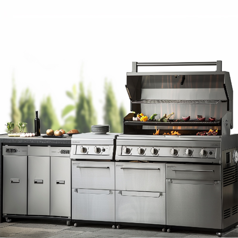 Кухня-на-открытом-воздухе-BBQ-GAS-гриль-портативный-с-шкафом-для-хранения253s