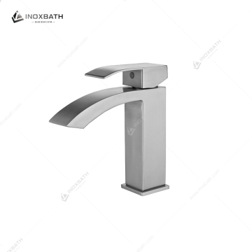 UPC Waterfall Sus304 Griferia Torneira Cozinha Sink Mixer Black Brushed Bathroom Faucet CUPC Basin Mixer Tap