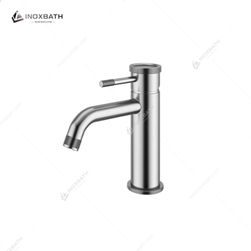 Modern Custom Color SUS304 Basin Mixer Tap New Round Hot Cold Faucet with Knurling Ceramic Valve Core for Bedroom Bathroom Use