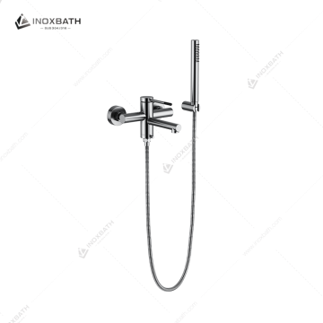 Stainless Steel 304 Faucets Hot Cold Mixer Bathtub Shower Set For Outdoor & Apartment Use