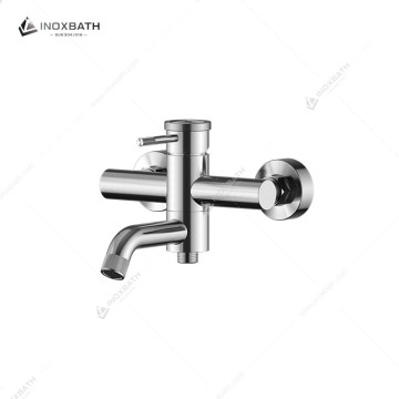 Modern Stainless Steel Wall-Mounted Bathroom Fa...