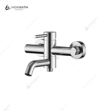 Stainless Steel Bathtub Faucet, Wall-mounted Ba...