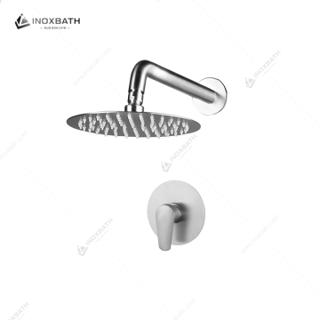 High Quality Concealed Cold Hot Bathroom Shower Mixer Wall-Mounted Brass Faucet Jet Massage Direct China Supplier Apartment