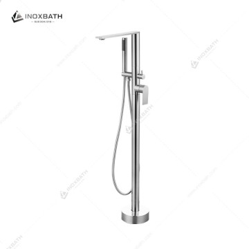 Freestanding Bath Shower Mixer Body Single Level Bathtub Tap for Bathroom Floor Mounted Shower Faucet