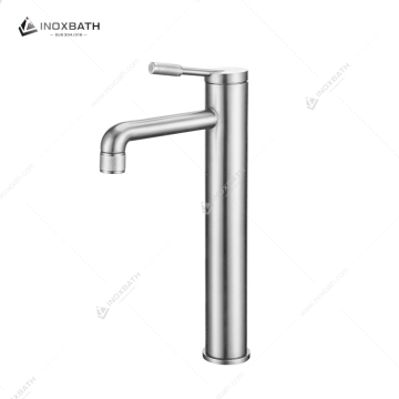 Sleek Design Stainless Steel Basin Mixer Faucets with Effortless Operation and Ceramic Valve Core