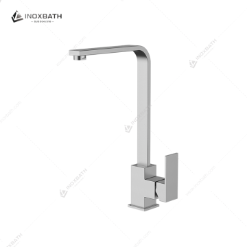Single Handle Deck Mounted Pull Spray Brass Kitchen Faucet Hot Cold Water Mixer 304 Stainless Steel Brushed Finish SUS304 Faucet