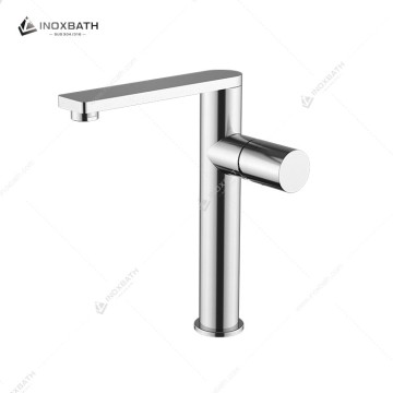304 Stainless Steel Kitchen Mixer Faucet Hot Cold Deck Mounted Sink Tap for Kitchen