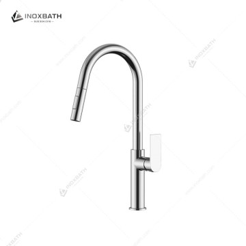 304 Stainless Steel  Hot and Cold Touch Kitchen Faucet Pull Down Sprayer Kitchen Health Faucet Mixer Kitchen Tap