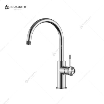 Stainless Steel Vegetable Basin Single Faucet Kitchen Sink Washing Cabinet Sink  Water Faucet